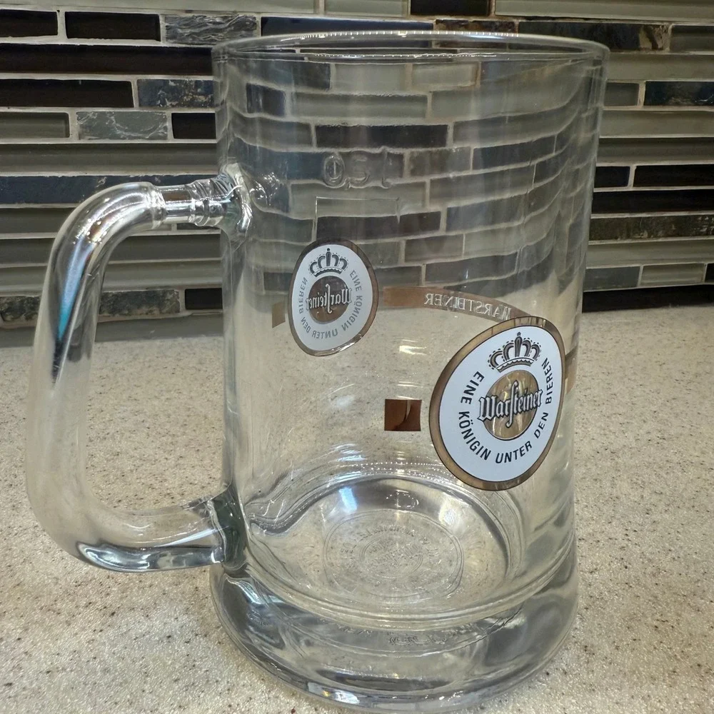 Warsteiner Beer Mugs German Steins‎ 0.5L Set of 2 Eine Konigin Unter Den Bieren